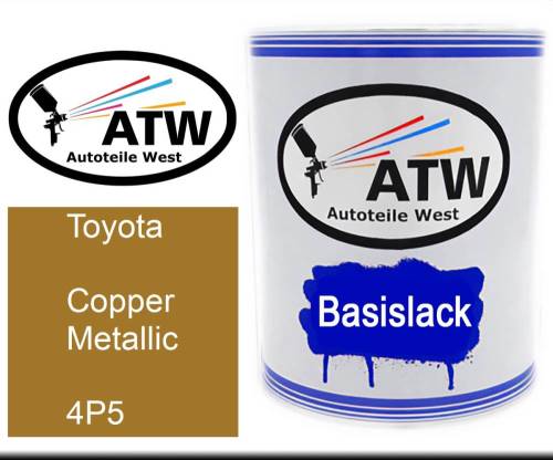 Toyota, Copper Metallic, 4P5: 1L Lackdose, von ATW Autoteile West.